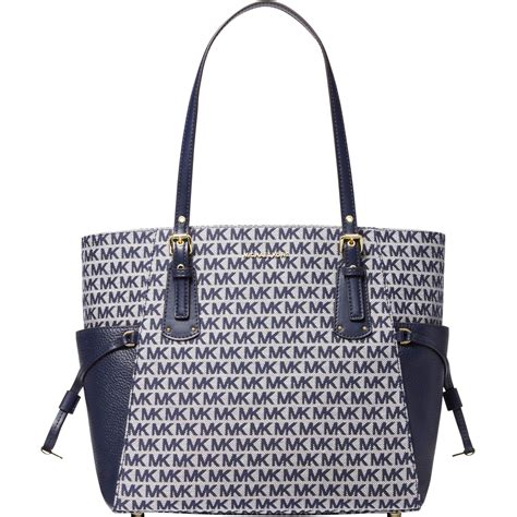 michael kors east west voyager tote|signature voyager east west tote.